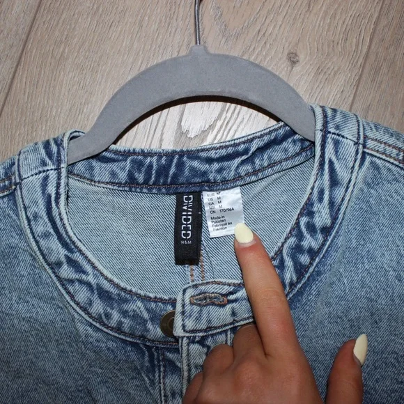 NWT H&M Denim Suit Vest - Medium - Picture 6 of 6